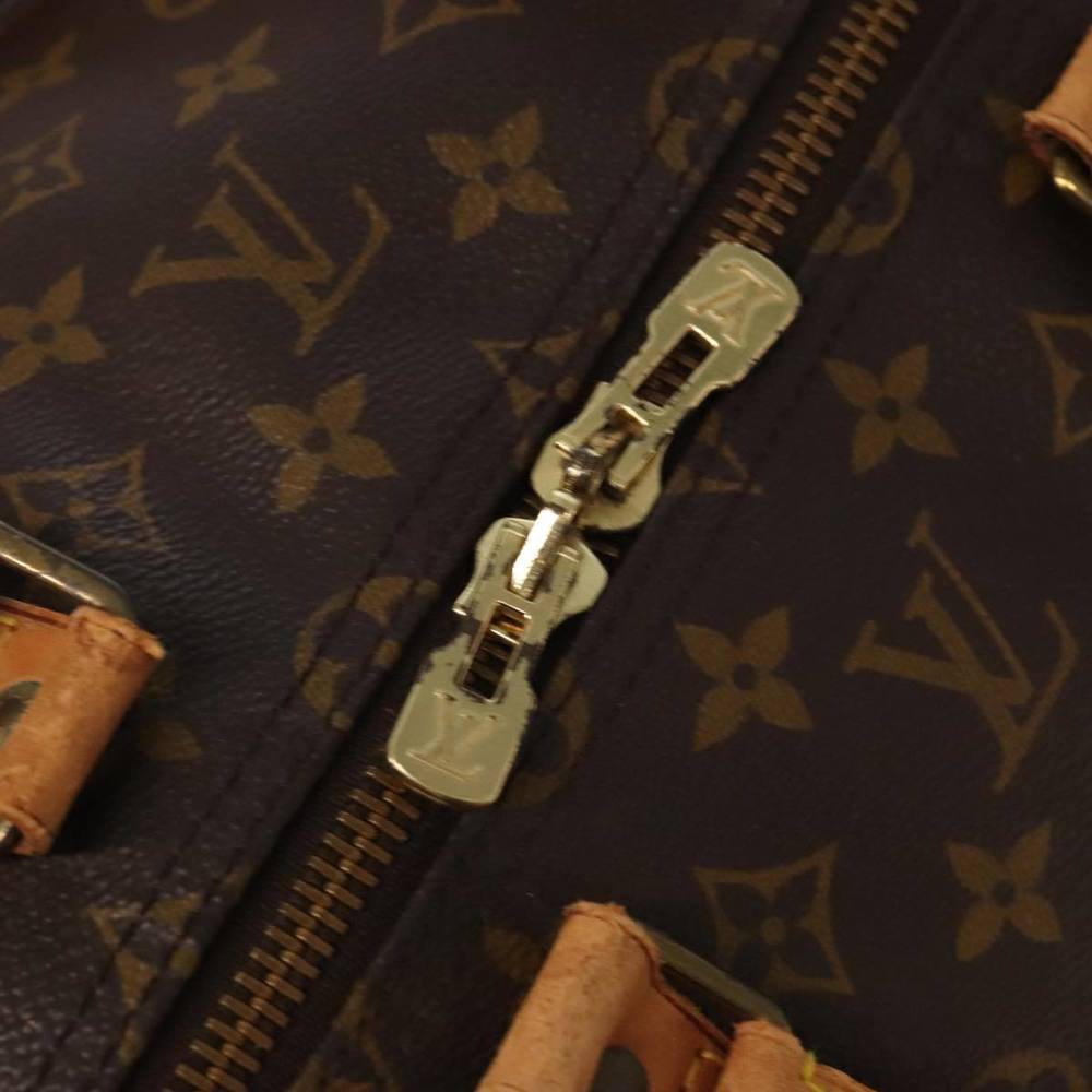 LOUIS VUITTON Monogram Keepall Bandouliere 55 Boston Bag M41414 LV Auth 95812 - Picture 10 of 16